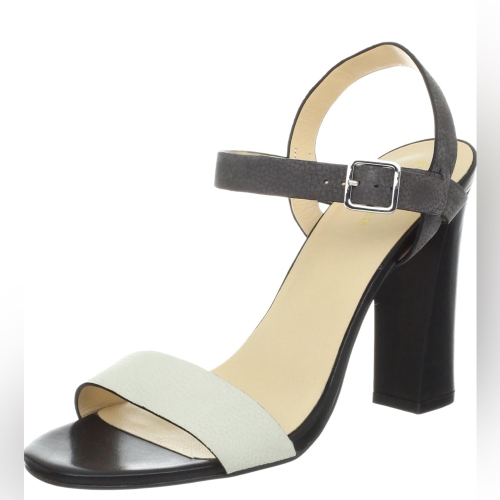 Cole Haan womens Minetta S SandalOpen-toe sandal with three tone straps. Size 9